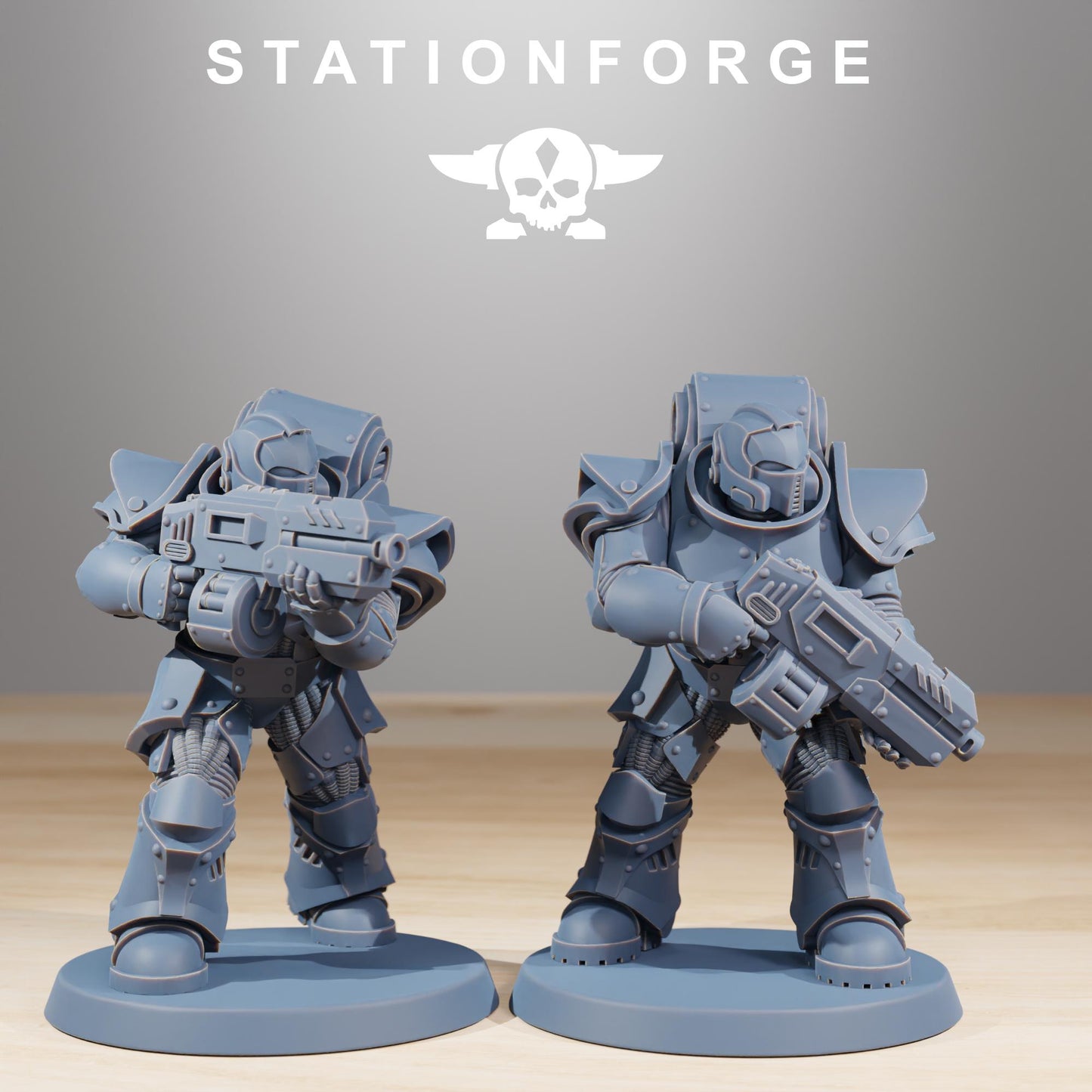 Socratis Legion Infantry, Modular Sci-Fi Marine warriors by STATIONFORGE, Grimdark Wargames Proxy