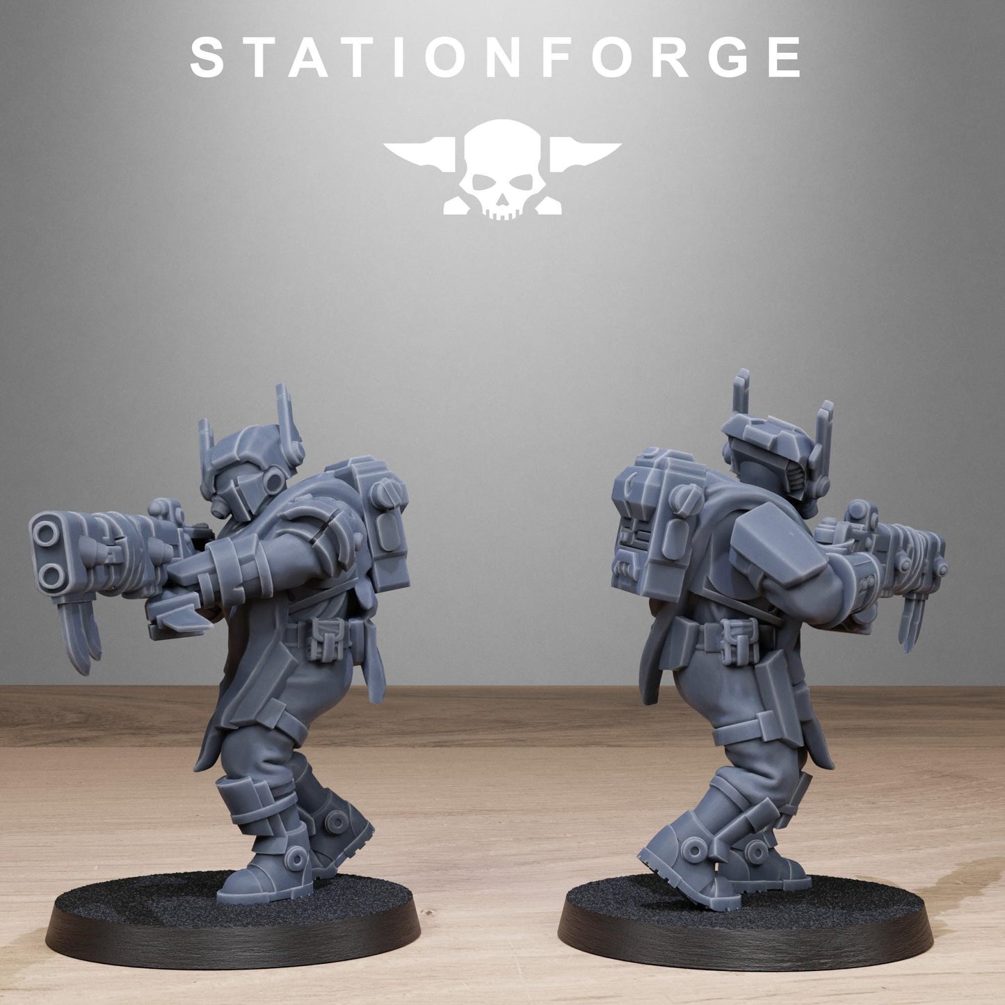 Tarion Hunters, Communitarian Alien Infantry, Sci-Fi Wargames Miniatures by STATIONFORGE
