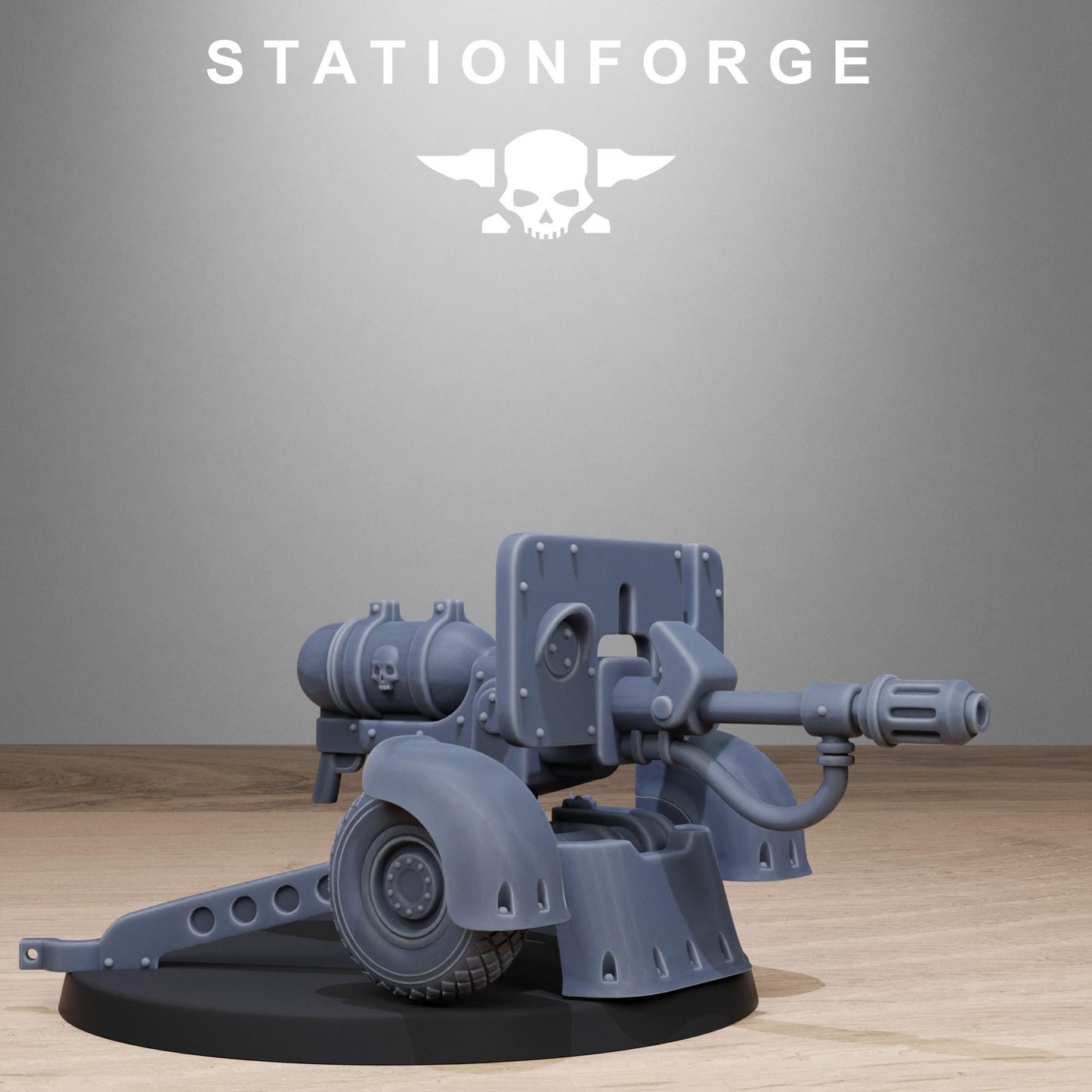 FreeGuard Light Machine Gun, Heavy Weapons Team,  Imperial Guard Miniatures by STATIONFORGE