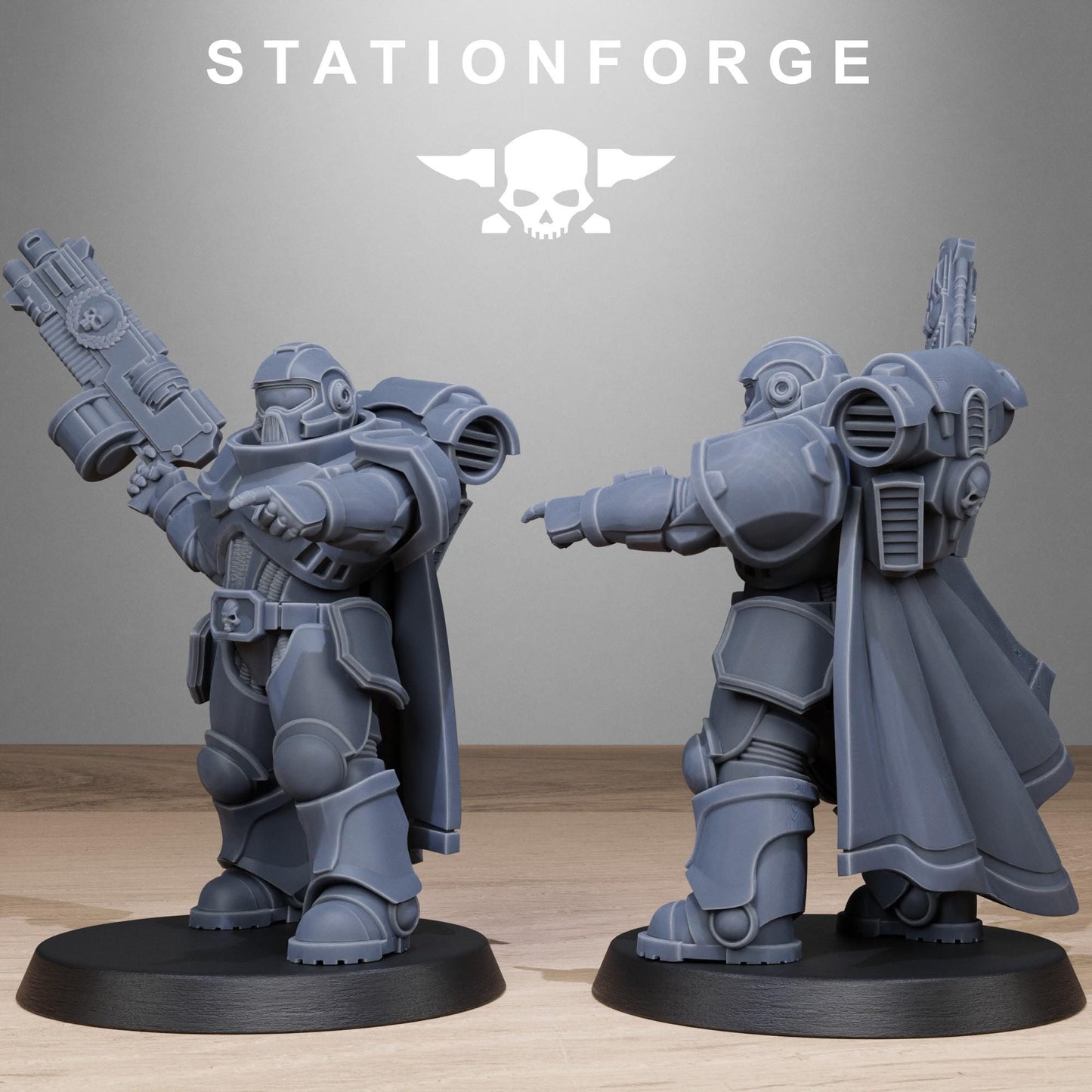 Socratis Brutes, Modular Sci-Fi Marine warriors by STATIONFORGE, Grimdark Wargames Proxy