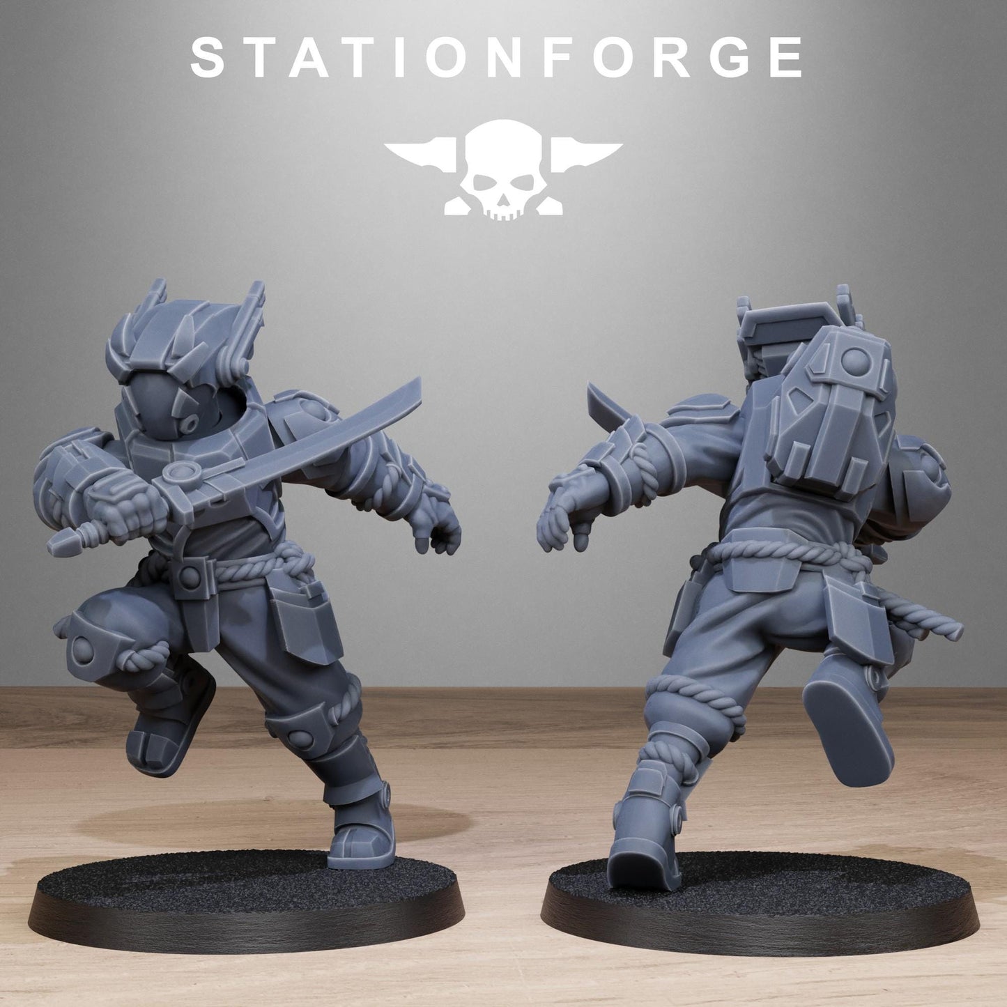 Tarion Melee Infantry, Communitarian Alien Infantry, Sci-Fi Wargames Miniatures by STATIONFORGE