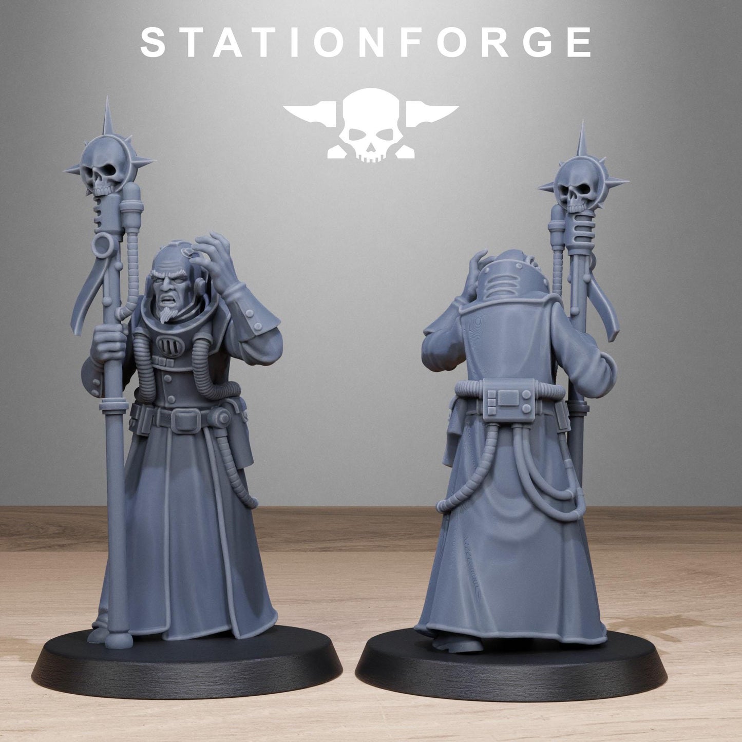 GrimCorp Seers, Imperial Guard Proxy, Sci-Fi Wargames Miniatures by STATIONFORGE