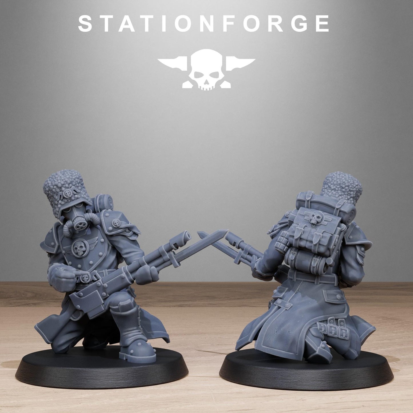 GrimGuard Royals, Imperial Firstborn Proxy, Sci-Fi Wargames Miniatures by STATIONFORGE