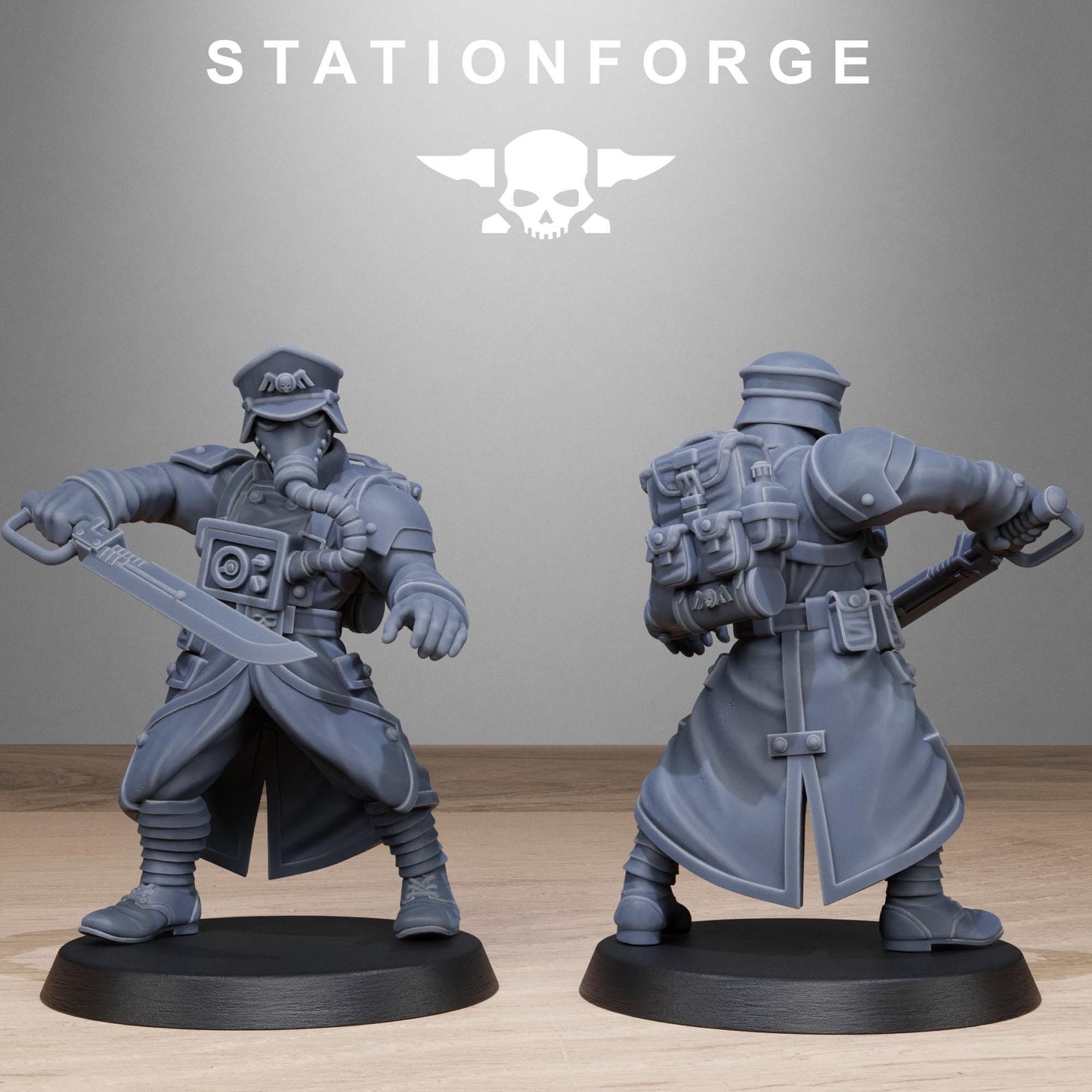 GrimGuard Vigils, Death Korps Proxy, Sci-Fi Wargames Miniatures by STATIONFORGE