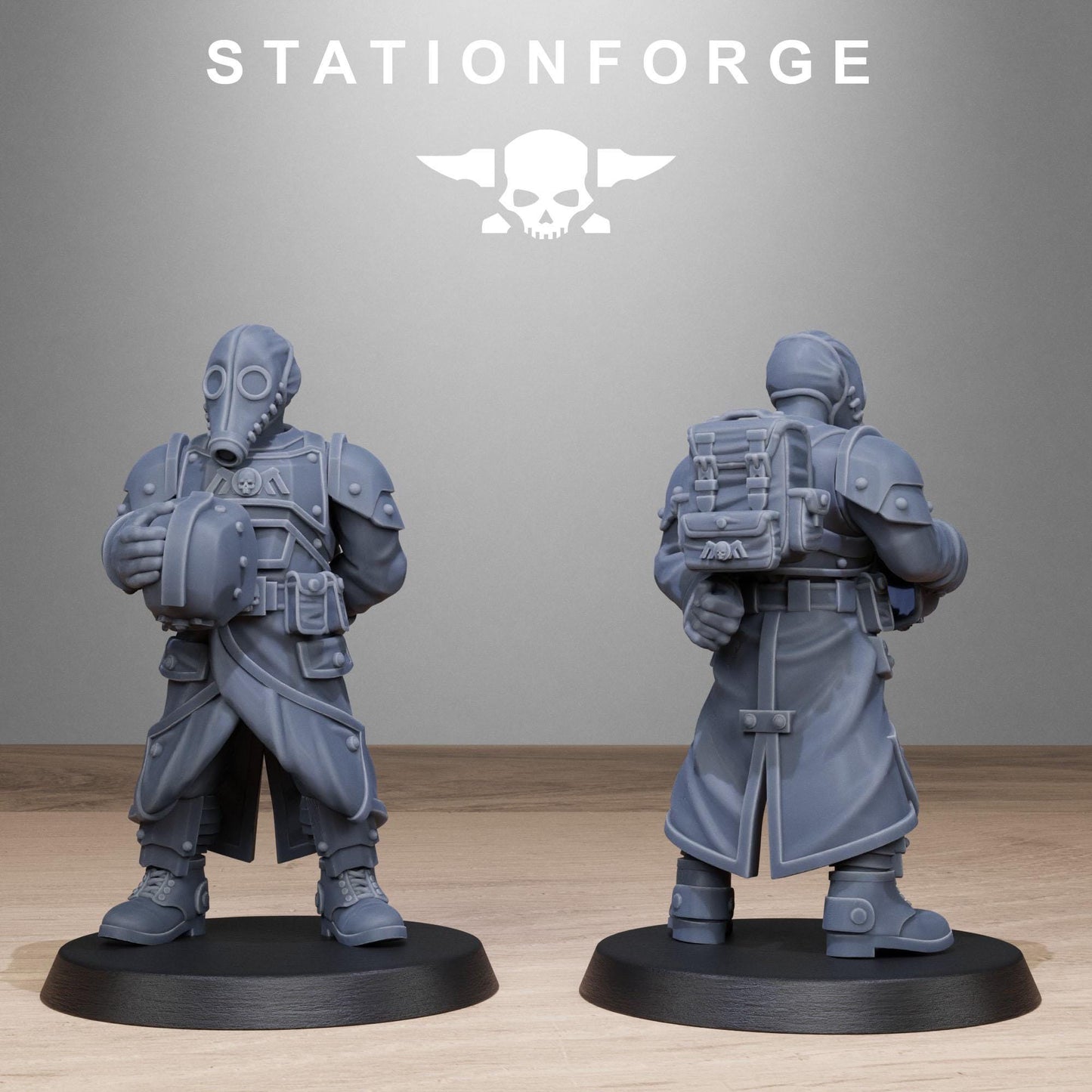 GrimGuard Vigils, Death Korps Proxy, Sci-Fi Wargames Miniatures by STATIONFORGE