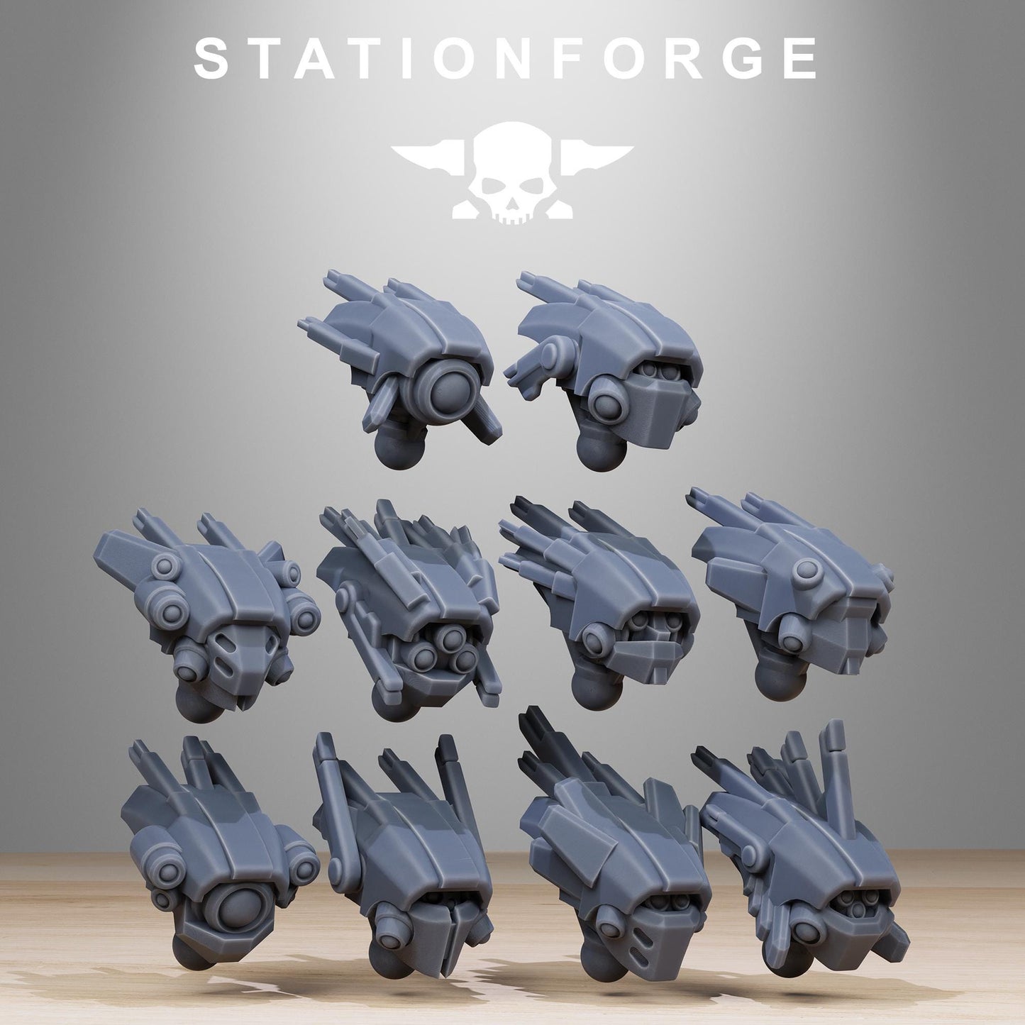 Tarion Elder Mech Mk1, Communitarian Alien Infantry, Sci-Fi Wargames Miniatures by STATIONFORGE
