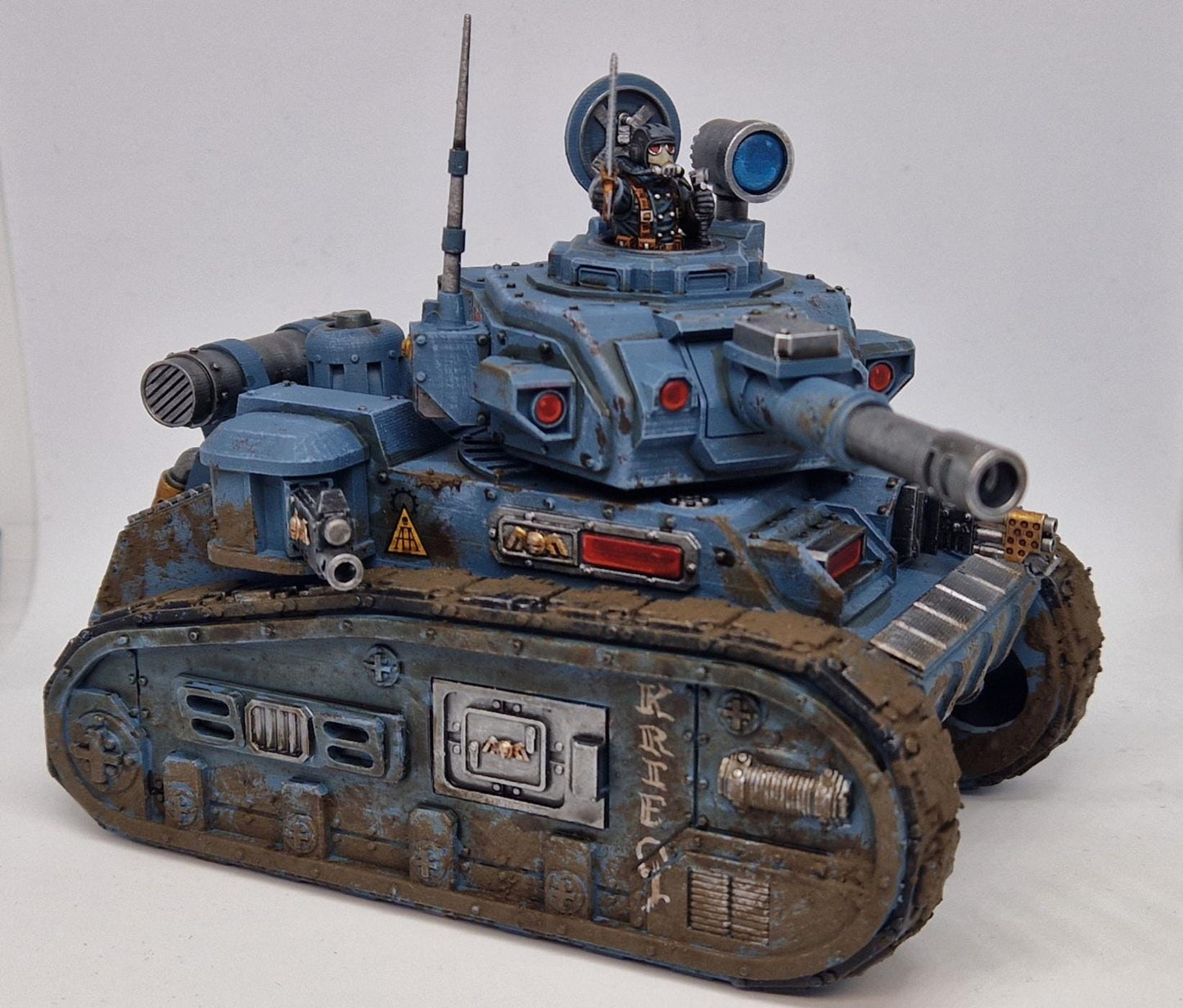 GrimGuard Light Tank - GrimGuard Main Battle Tank, Sci-Fi Space Guard Soldiers by STATIONFORGE