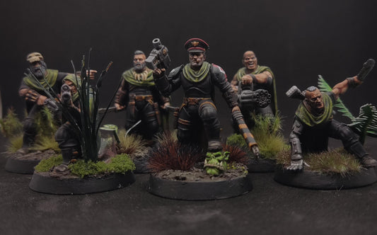 Vaskar Orkaz Hunters, Death Korps Proxy, Sci-Fi Wargames Miniatures by STATIONFORGE