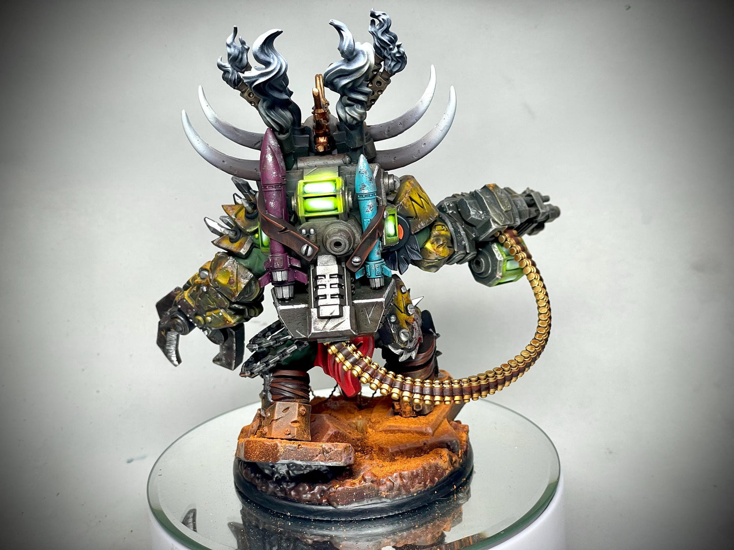 Orkaz Grand Nutta, Space-Faring Orkish Menace Sculpted by STATIONFORGE, Grimdark Compatible, Sci-Fi Wargame Scale