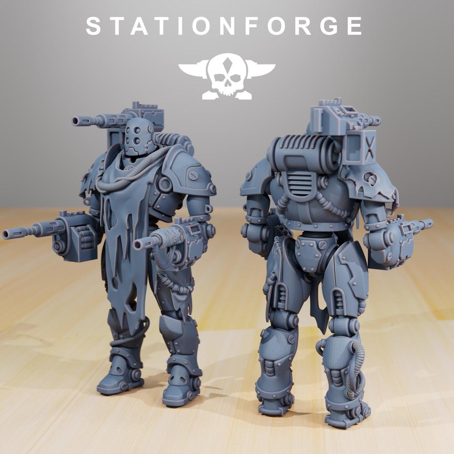 Scavenger Droitex Mk2, Mechanical Robot Infantry, Sci-Fi Wargames Miniatures by STATIONFORGE