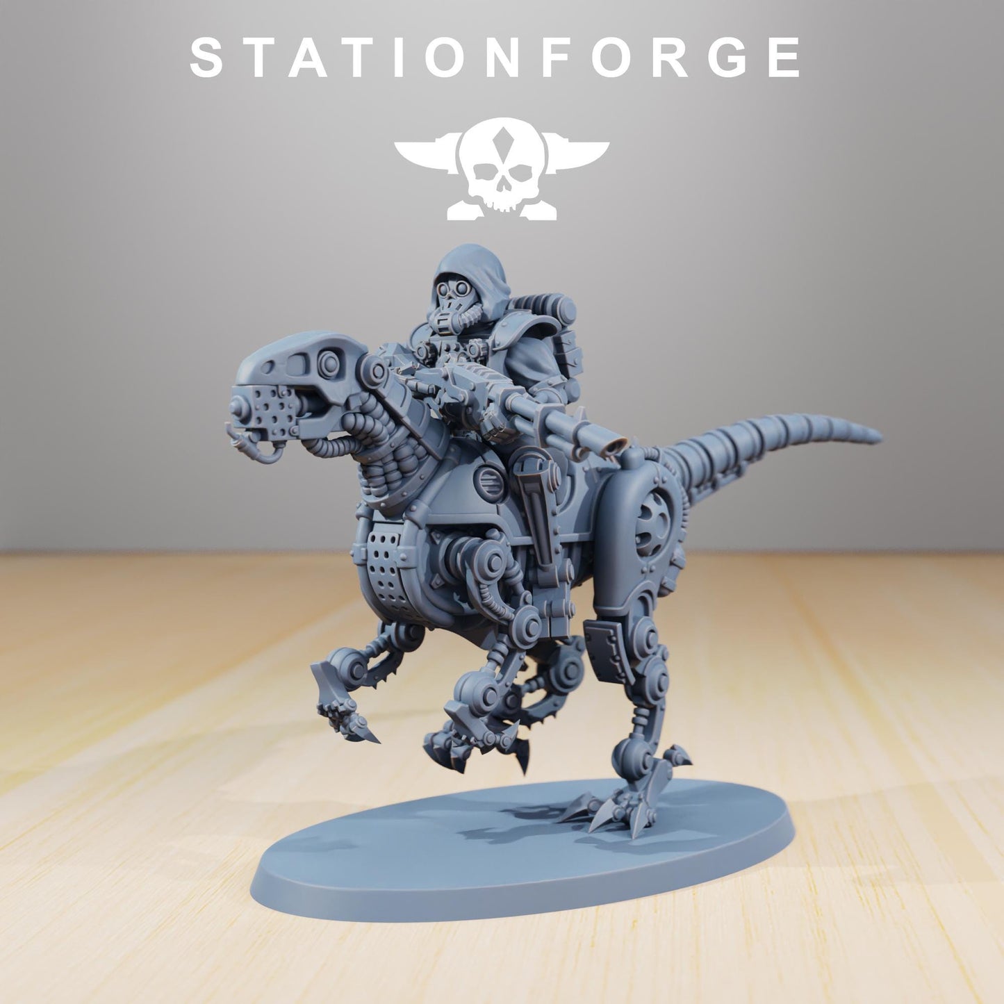 Scavenger Riders, Space Techno-bots, modular Sci-Fi warriors by STATIONFORGE, Sci-Fi Wargames Cyber-themed Grimdark miniatures