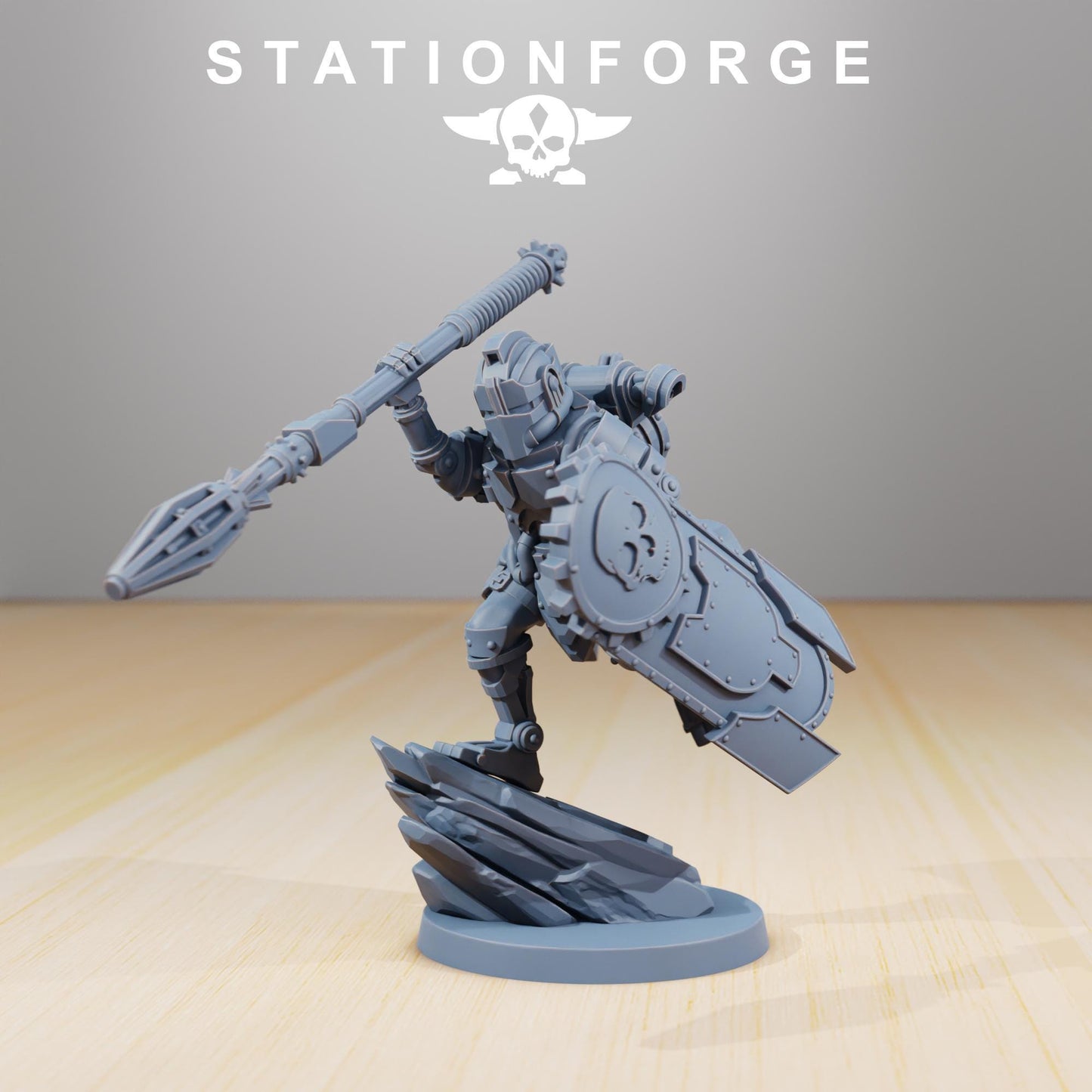 Scavenger Legio, Space Techno-bots, modular Sci-Fi warriors by STATIONFORGE, Sci-Fi Wargames Cyber-themed Grimdark miniatures