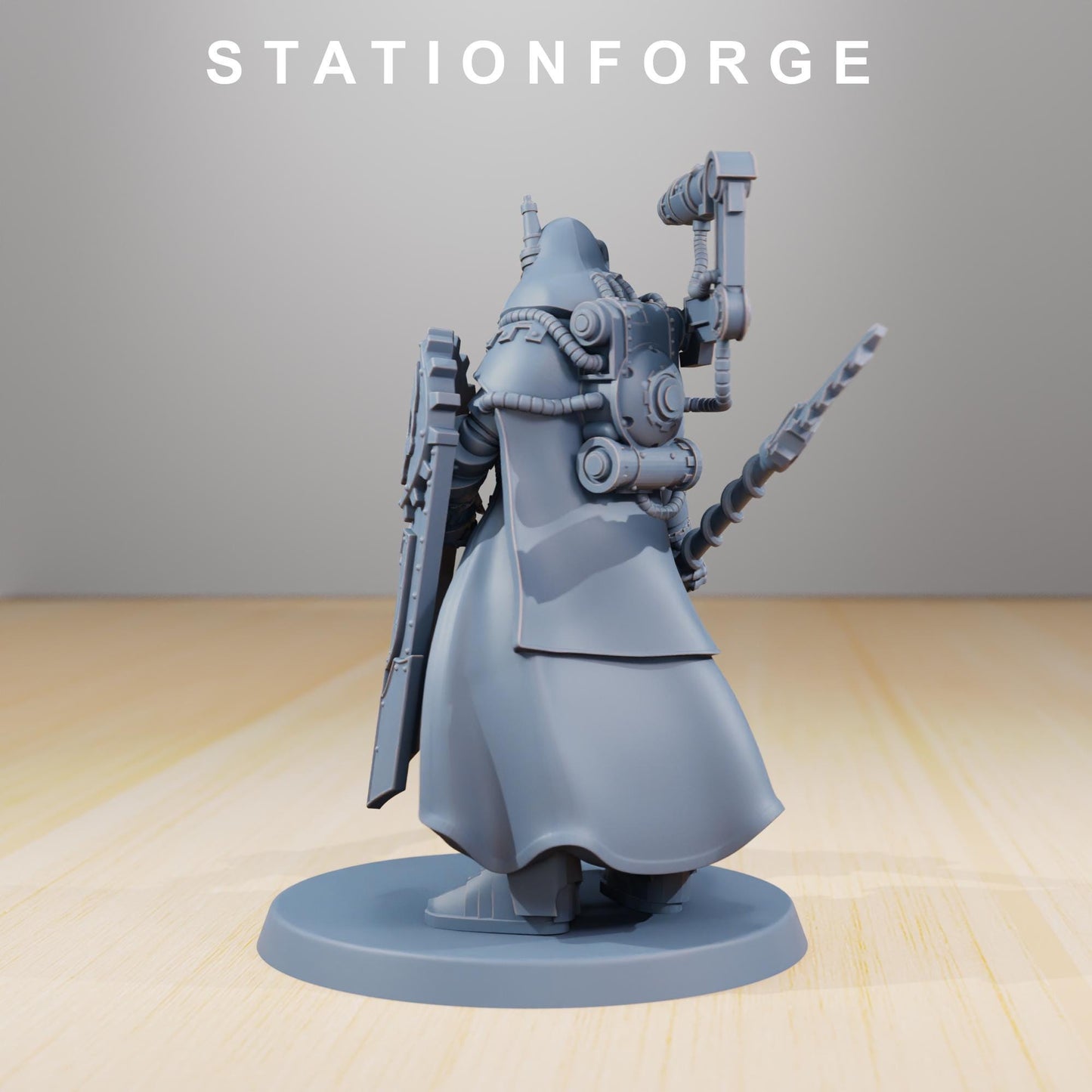 Scavenger Legionnaire, Space Techno-bots, modular Sci-Fi warriors by STATIONFORGE, Sci-Fi Wargames Cyber-themed Grimdark miniatures