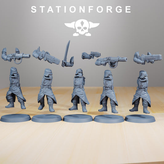 GrimGuard - Evaporators, Death Korps Proxy, Sci-Fi Wargames Miniatures by STATIONFORGE