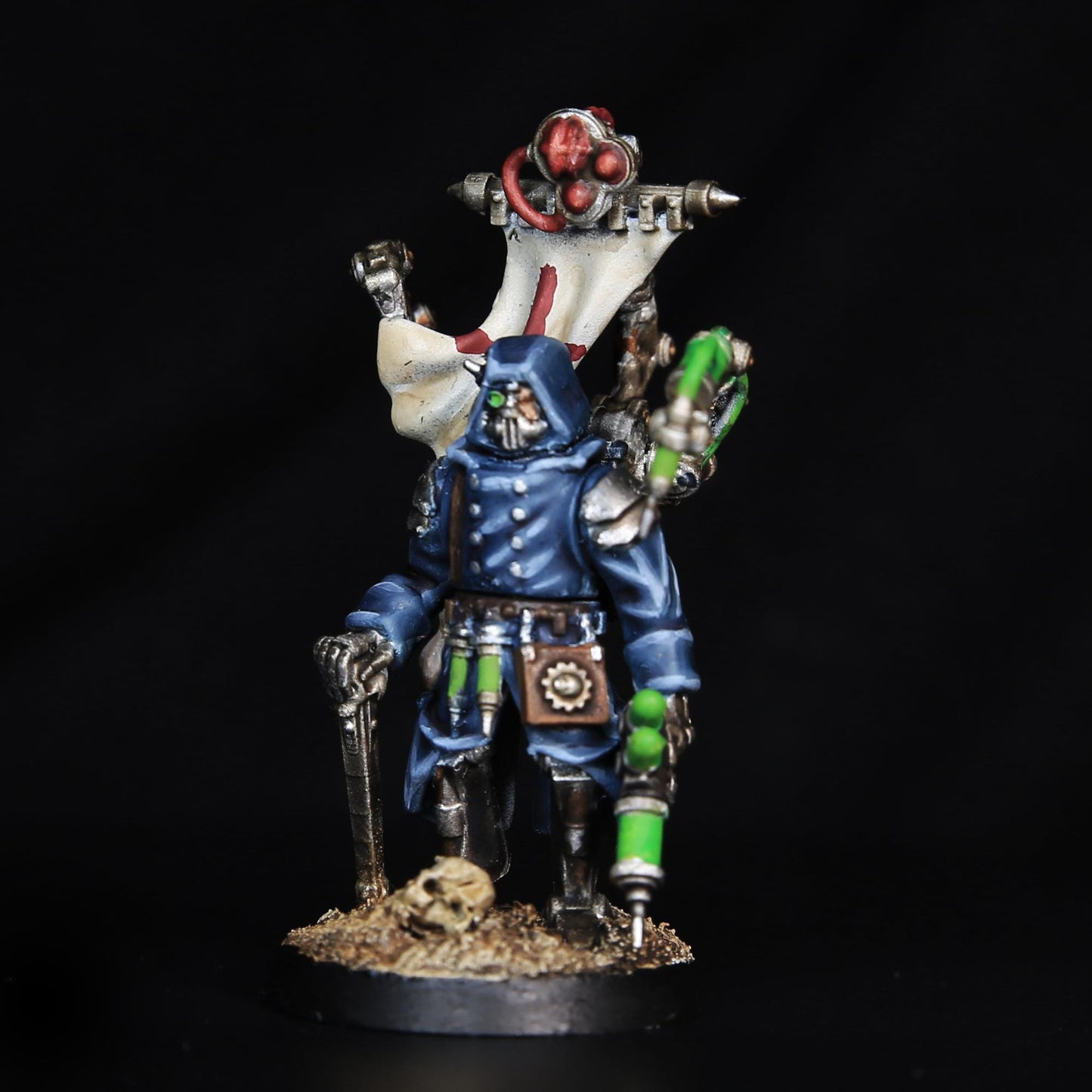 Scavenger Repair Doc, Space Techno-bots, modular Sci-Fi warriors by STATIONFORGE, Sci-Fi Wargames Cyber-themed Grimdark miniatures