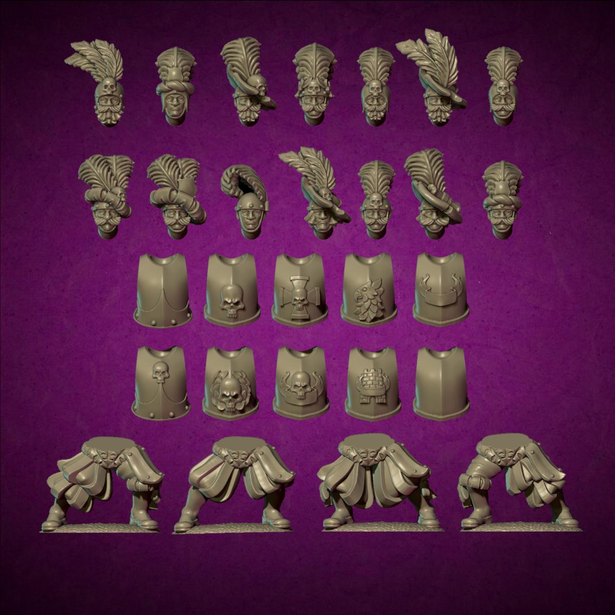 Imperial State Troops, Fantasy Skirmish Miniatures by MoM Miniatures, perfect for Fantasy Wargames and RPGs