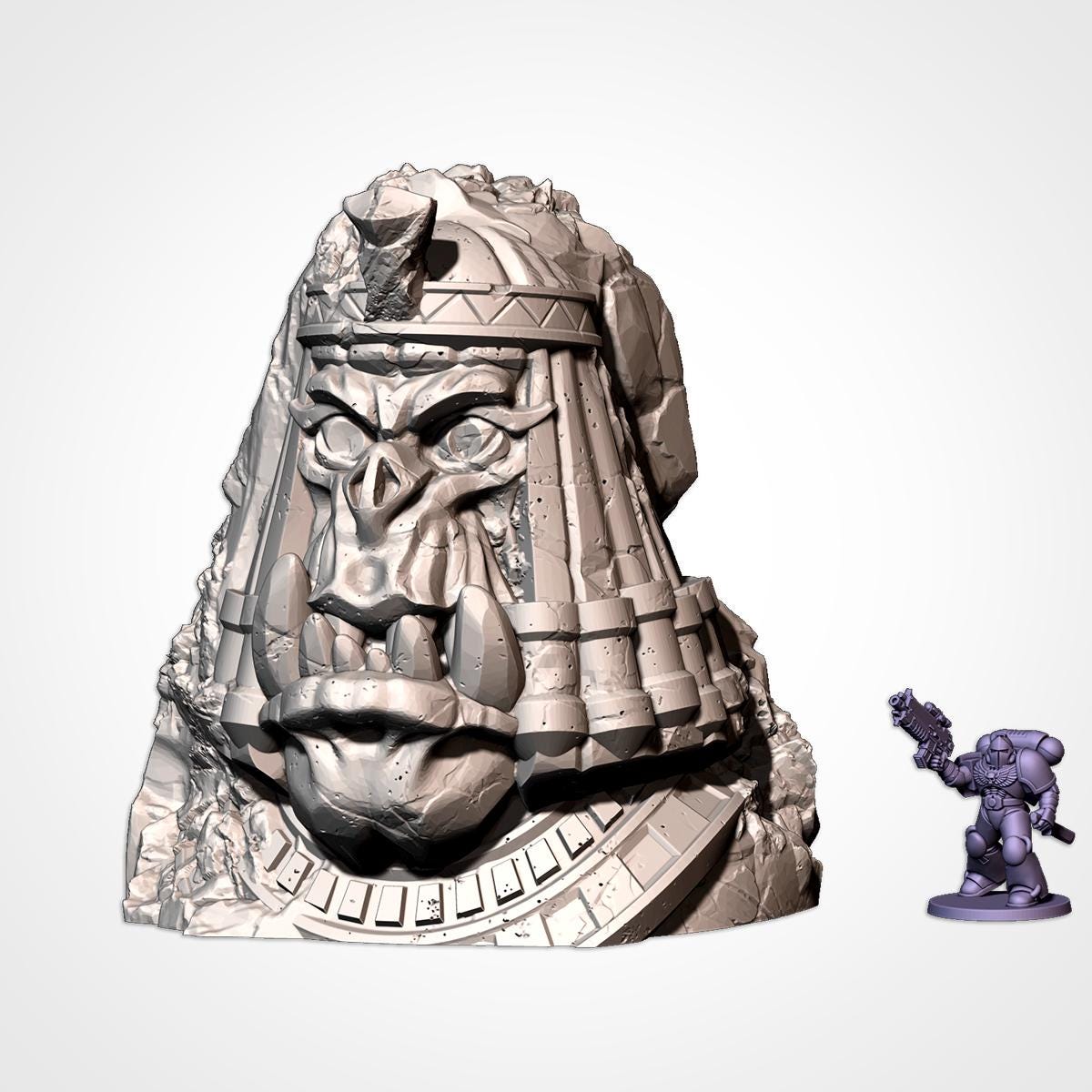 Modular ORCISH MONUMENTS II Txarli Factor Terrain Monument Set, Perfect for Tabletop Wargames