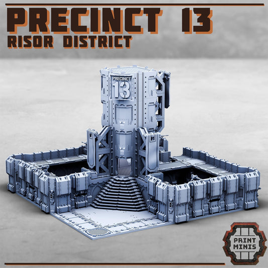 Precinct 13 - Risor District - NPC kit -  Sci-Fi Grimdark Civilians by Print Minis