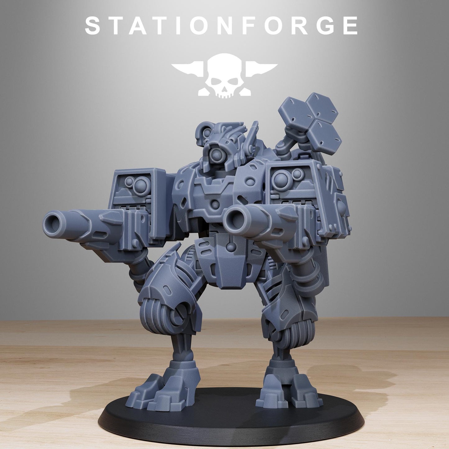 Tarion Strike Mechs Mk1 Builder Kit, Communitarian Alien Infantry, Sci-Fi Wargames Miniatures by STATIONFORGE