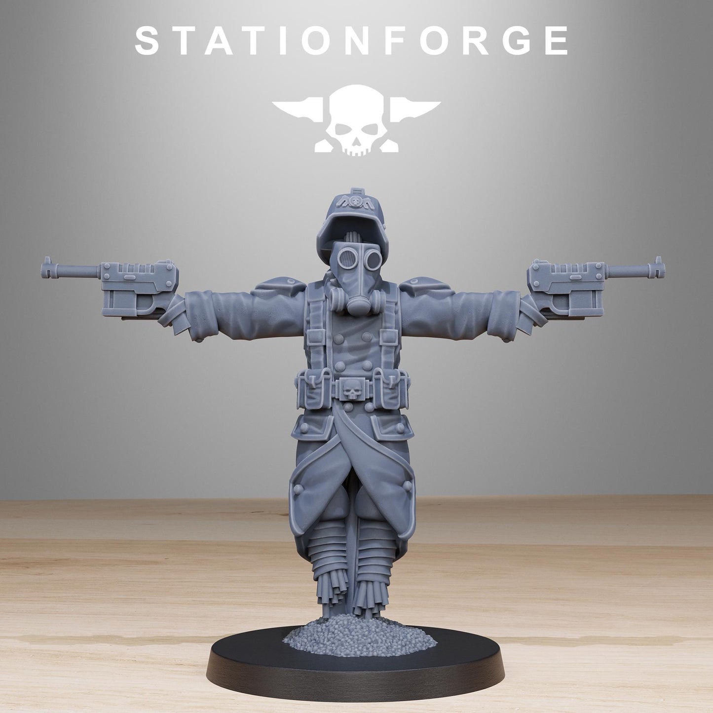 GrimGuard Scarecrow, Death Korps Proxy, Sci-Fi Wargames Miniatures by STATIONFORGE