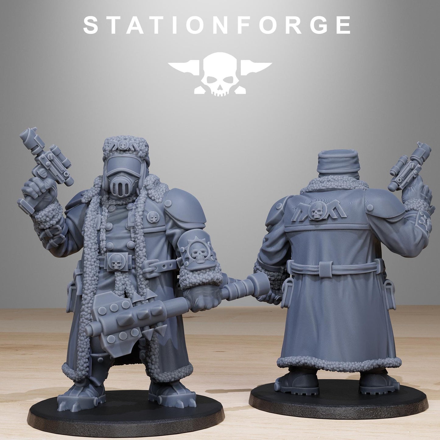 GrimGuard Frostwatch Mutants, Imperial Guard Proxy, Sci-Fi Wargames Miniatures by STATIONFORGE