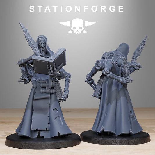 GrimCorp Mercenaries, Death Korps Proxy, Sci-Fi Wargames Miniatures by STATIONFORGE
