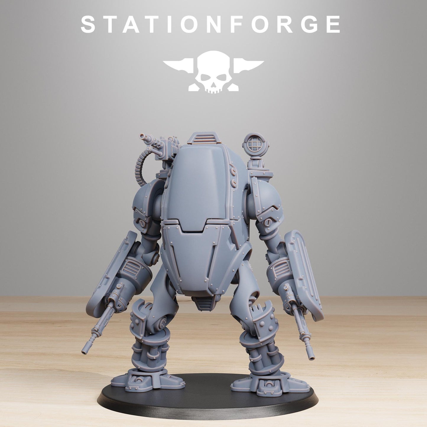 Scavenger Clankers, Mechanical Robot Infantry, Sci-Fi Wargames Miniatures by STATIONFORGE