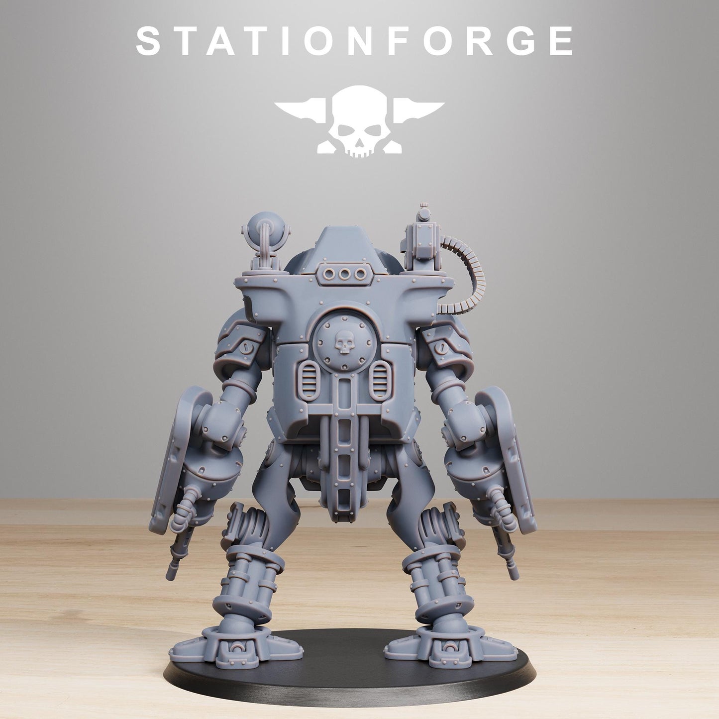 Scavenger Clankers, Mechanical Robot Infantry, Sci-Fi Wargames Miniatures by STATIONFORGE