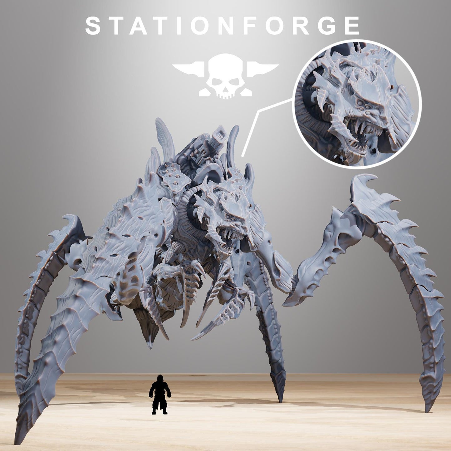 Xenarid King - Xenarid Alien Bugs -  Sci-Fi Grimdark Bug aliens by STATIONFORGE