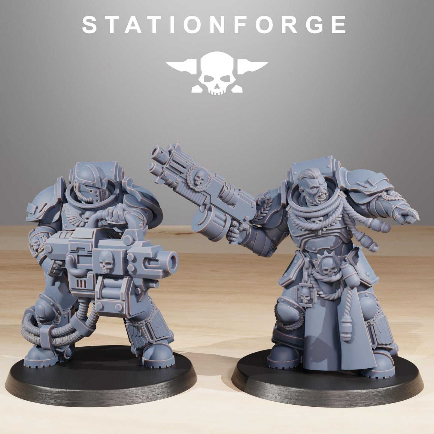 Socratis Elites, Modular Sci-Fi Marine warriors by STATIONFORGE, Grimdark Wargames Proxy