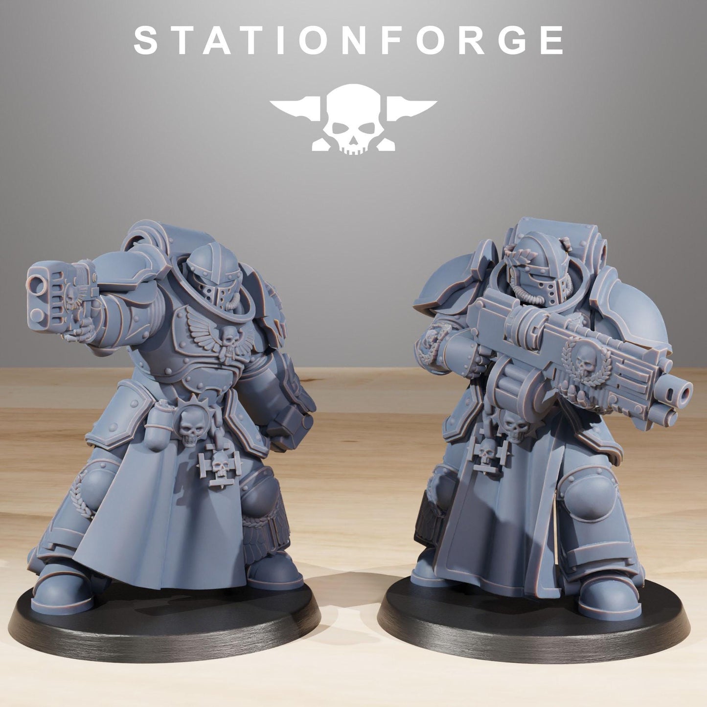 Socratis Elites, Modular Sci-Fi Marine warriors by STATIONFORGE, Grimdark Wargames Proxy