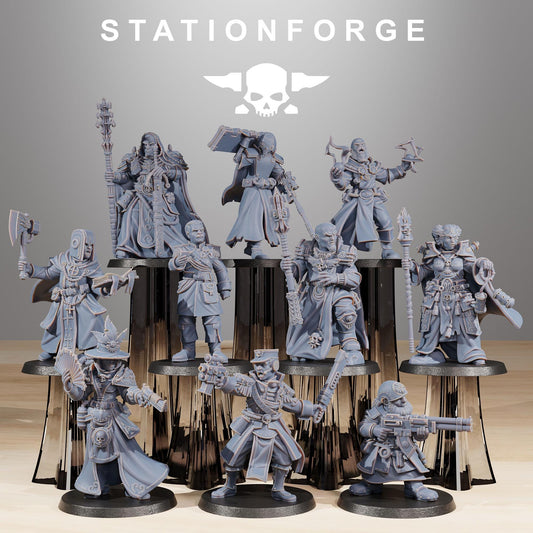 RoyalGuard Elites, Imperial Firstborn Proxy, Sci-Fi Wargames Miniatures by STATIONFORGE