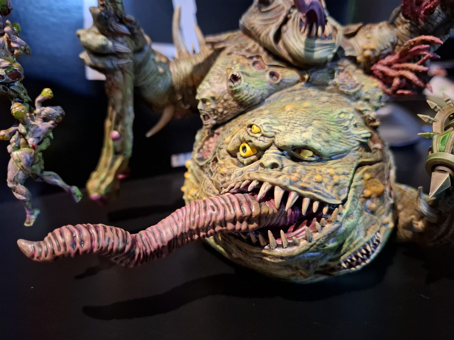 Corrupted Guard Sporeus, Chaotic Daemonic Monopose Miniatures Sculpted by STATIONFORGE  for Wargames set in the Grimdark Future