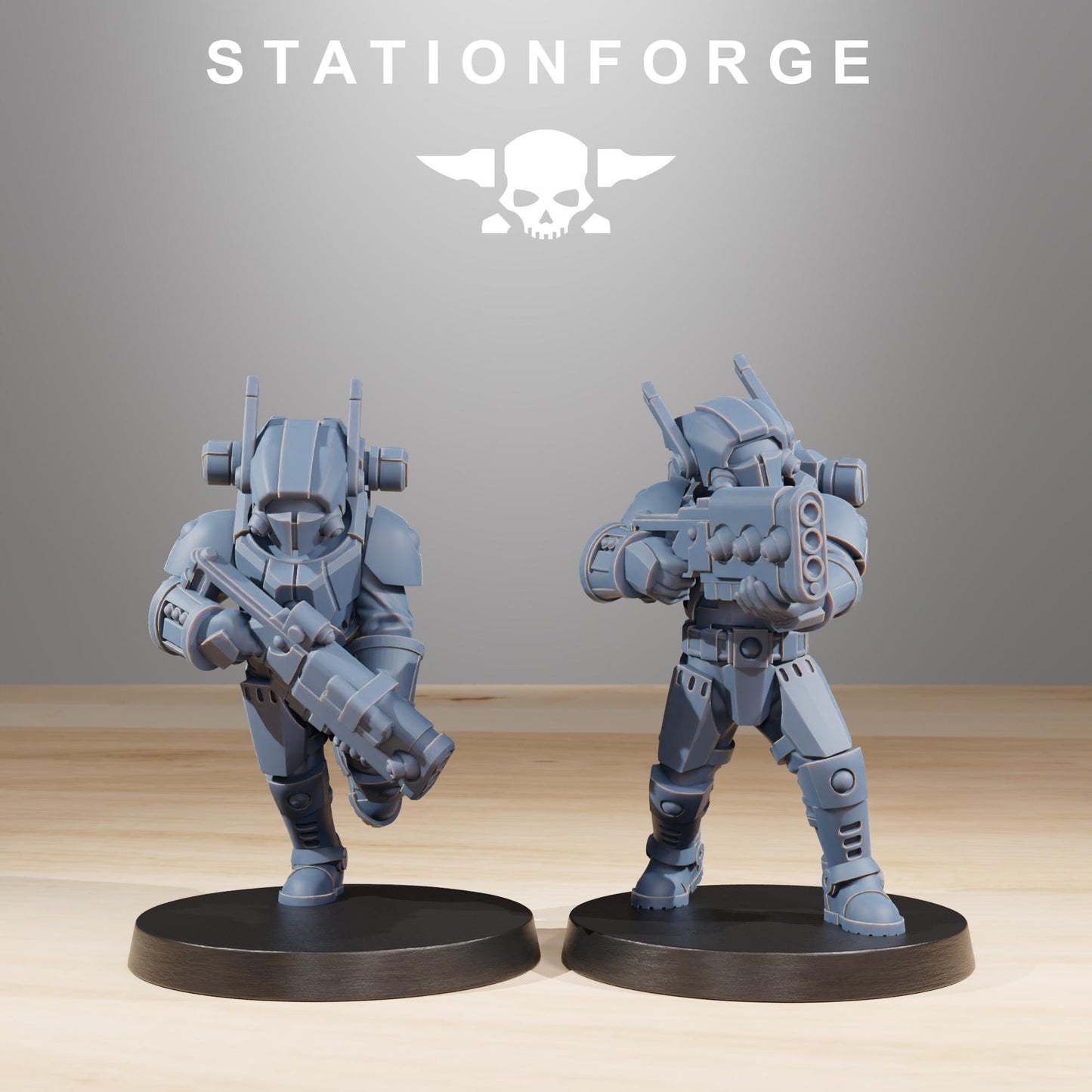 Tarion Clone Infantry, Communitarian Alien Infantry, Sci-Fi Wargames Miniatures by STATIONFORGE