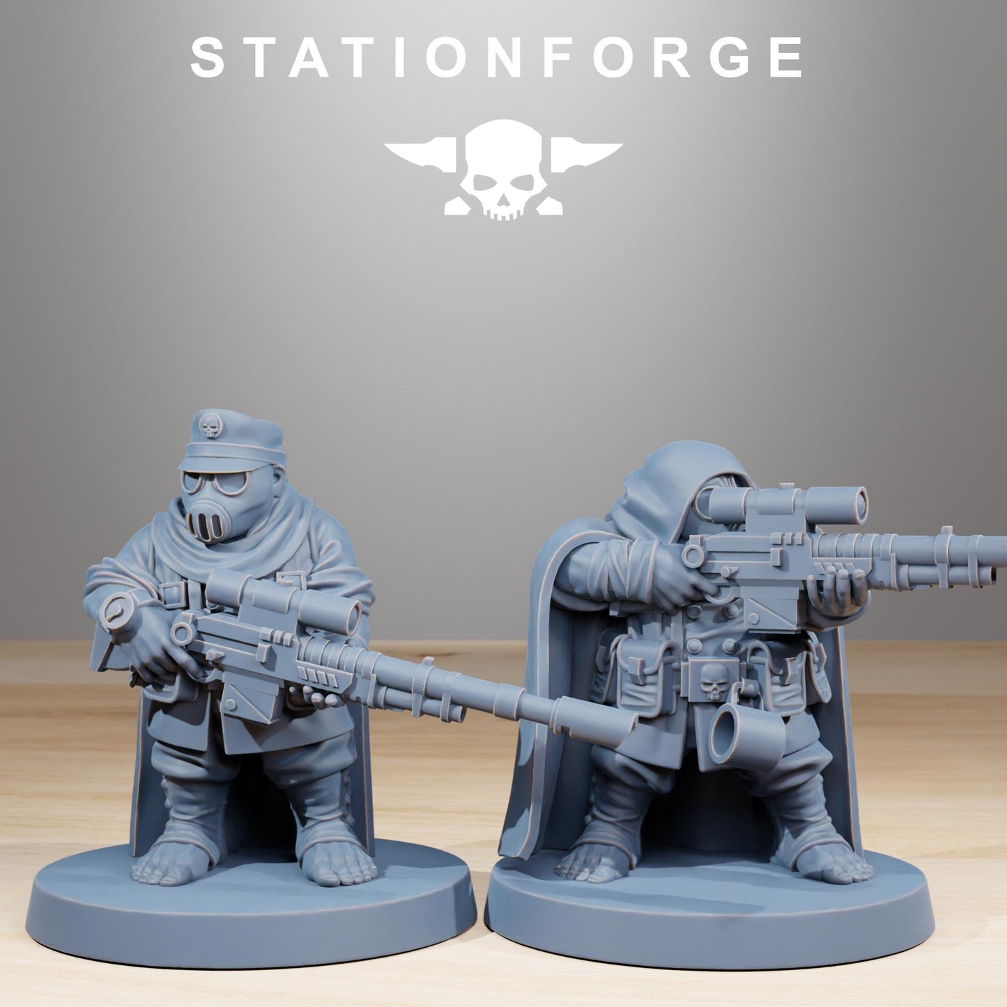 GrimGuard Skulldarts, Death Korps Proxy, Sci-Fi Wargames Miniatures by STATIONFORGE