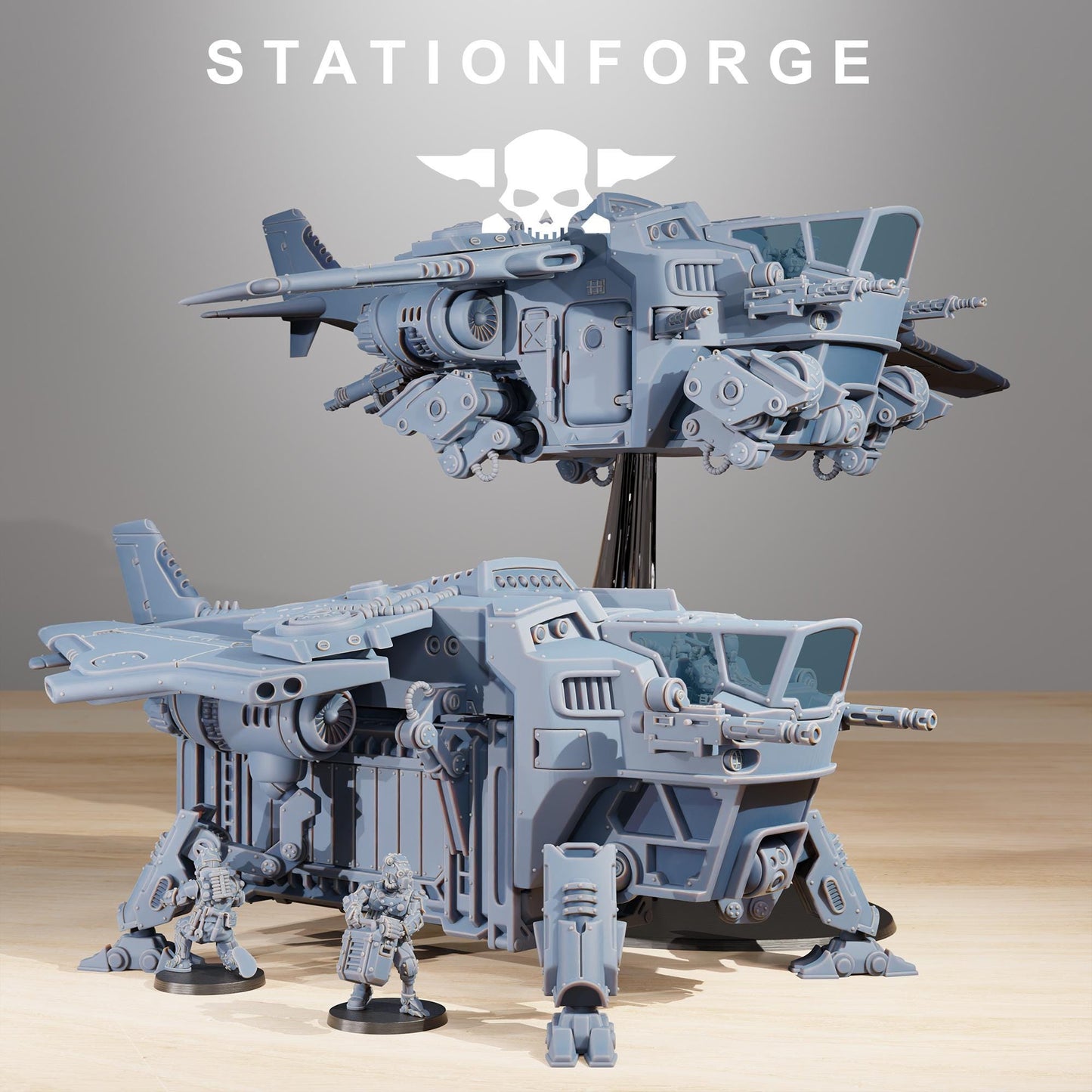 Scavenger Cutlass, Space Techno-bots, modular Sci-Fi warriors by STATIONFORGE, Sci-Fi Wargames Cyber-themed Grimdark miniatures