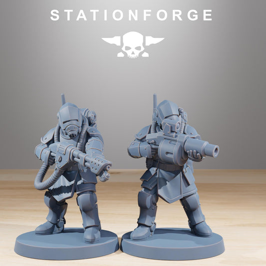 RoyalGuard Commandos Miniatures by STATIONFORGE,  Imperial guard infantry regiment
