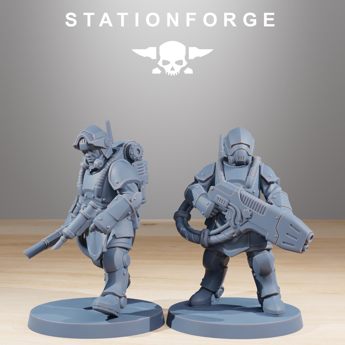 RoyalGuard Commandos Miniatures by STATIONFORGE, Imperial guard infantry regiment