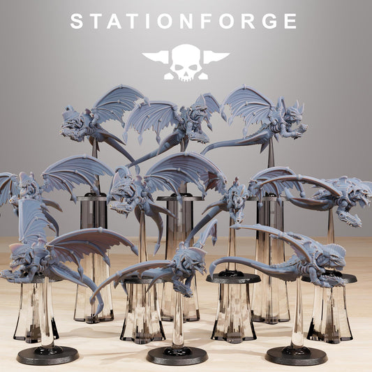 Xenarid Flyers - Xenarid Alien Bugs -  Sci-Fi Grimdark Bug aliens by STATIONFORGE