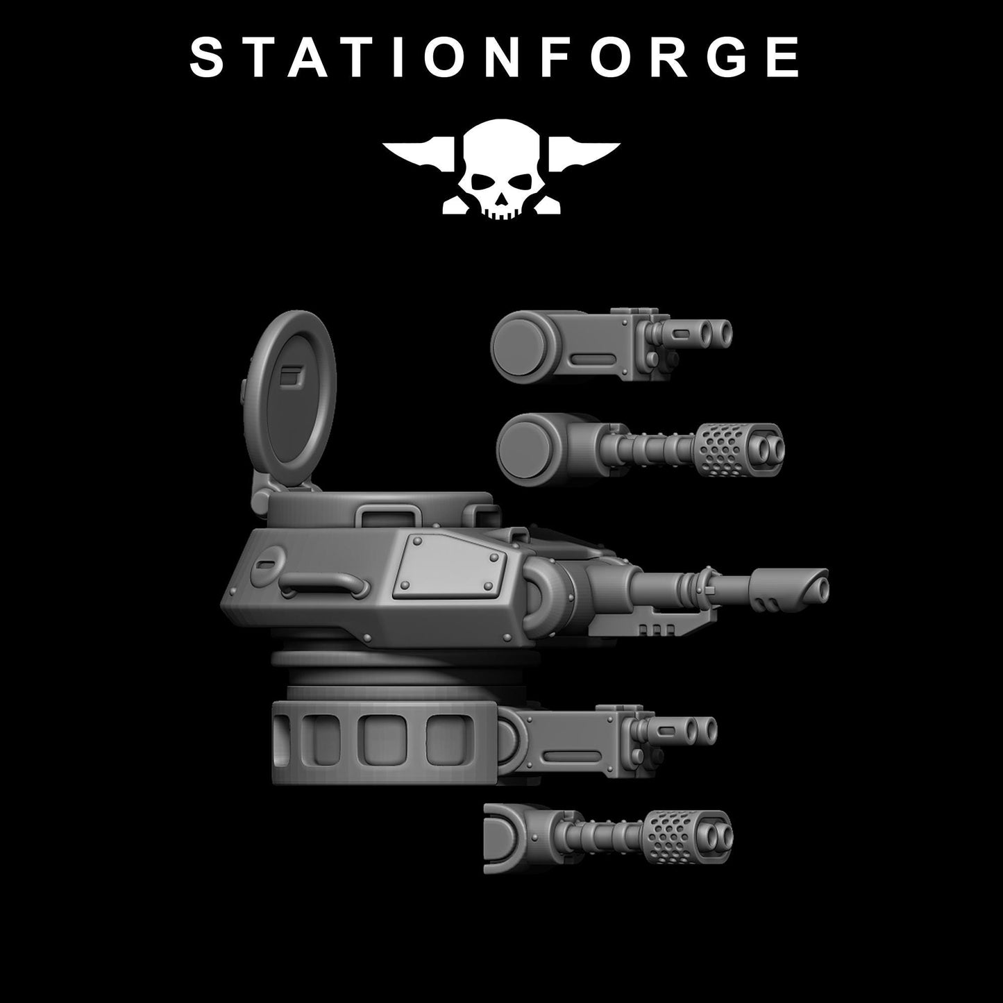 GrimGuard Monolith - GrimGuard Heavy Tank, Sci-Fi Space Guard Soldiers by STATIONFORGE