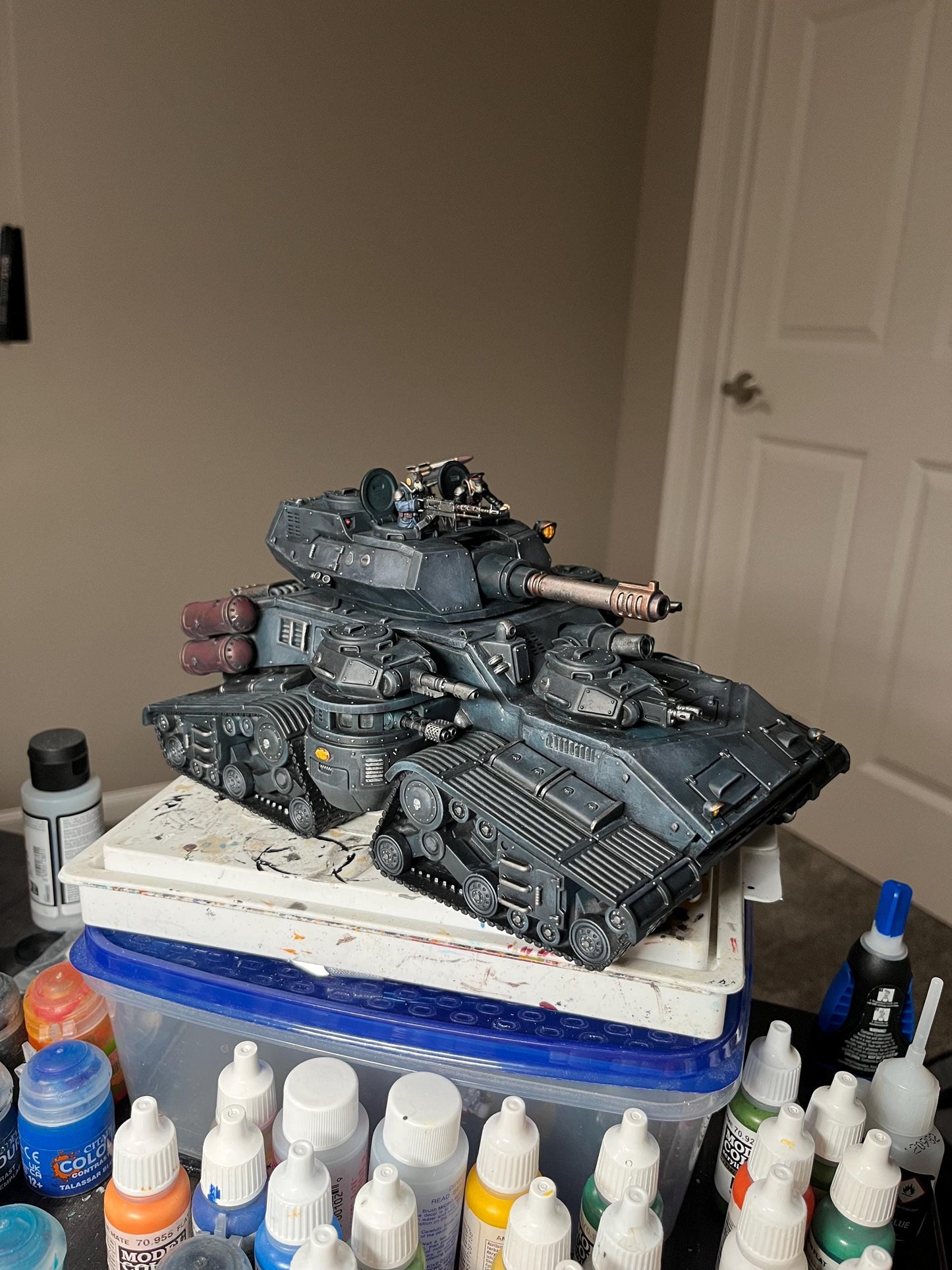 GrimGuard Monolith - GrimGuard Heavy Tank, Sci-Fi Space Guard Soldiers by STATIONFORGE