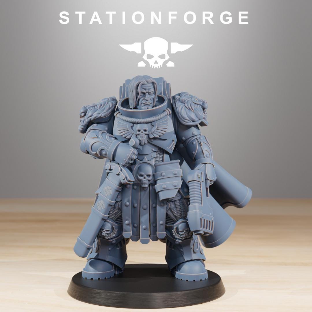 Socratis Guardmen, Modular Sci-Fi Marine warriors by STATIONFORGE, Grimdark Wargames Proxy