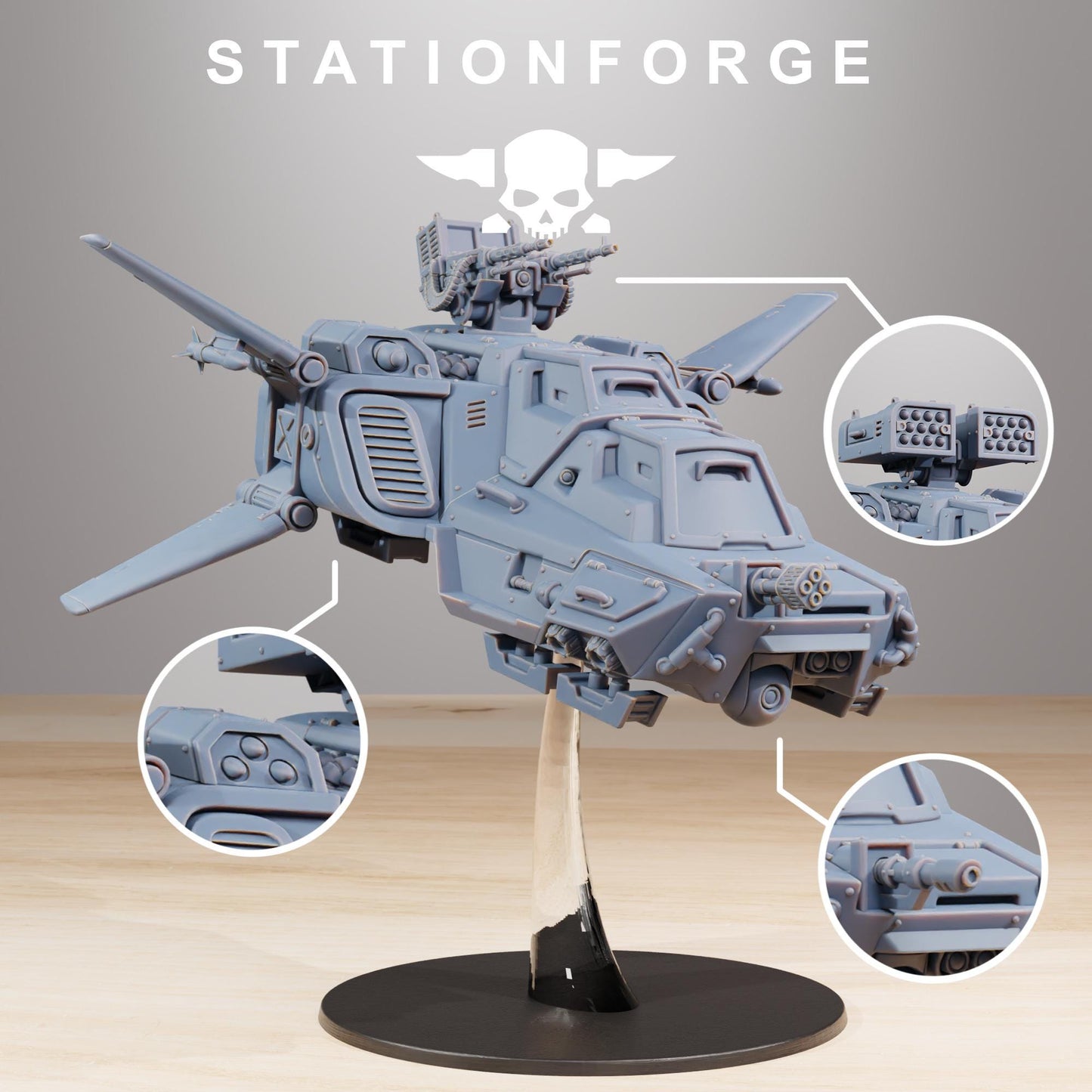 Socratis Speeder - Socratis Marines  - Futuristic Marine Army, Sci-Fi Space Scout Vehicle by STATIONFORGE
