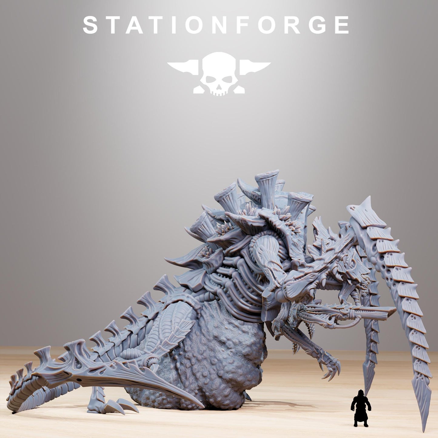Xenarid Queen - Xenarid Alien Bugs -  Sci-Fi Grimdark Bug aliens by STATIONFORGE