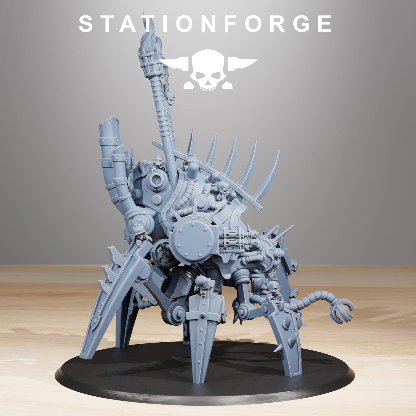 Pythonicus Swarm Spawner, Space Techno-bots, modular Sci-Fi warriors by STATIONFORGE, Sci-Fi Wargames Cyber-themed Grimdark miniatures