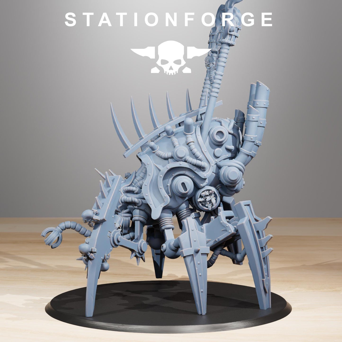 Pythonicus Swarm Spawner, Space Techno-bots, modular Sci-Fi warriors by STATIONFORGE, Sci-Fi Wargames Cyber-themed Grimdark miniatures