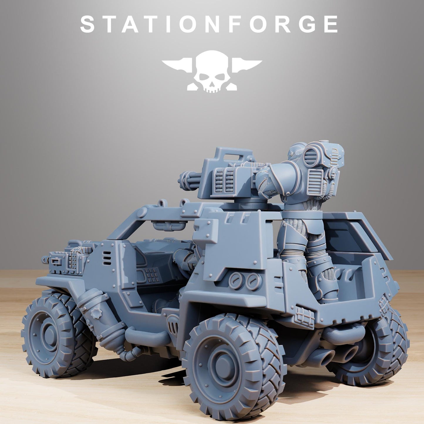 Socratis Stormrider - Socratis Marines  - Futuristic Marine Army, Sci-Fi Space Scout Vehicle by STATIONFORGE