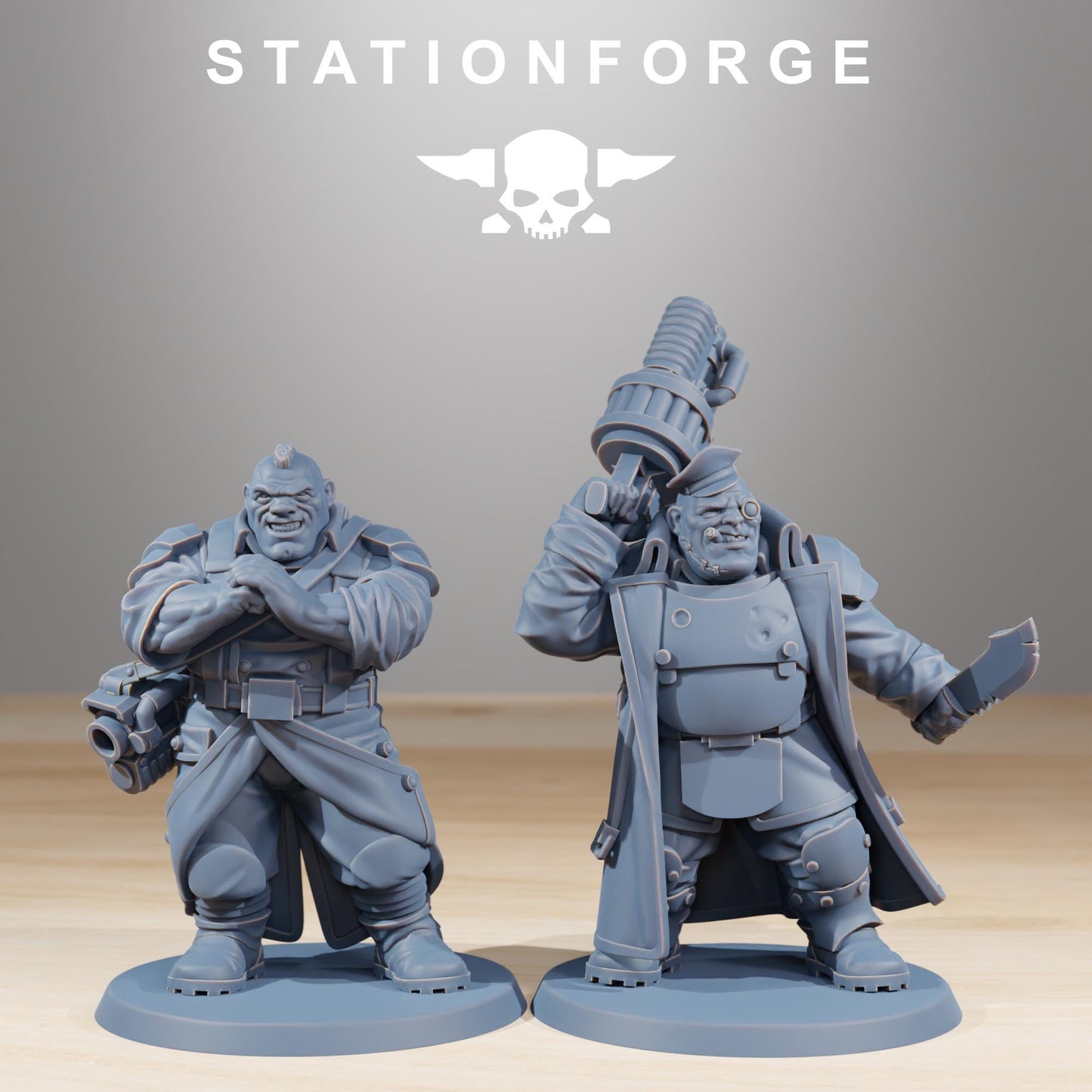 GrimGuard Mutants, Imperial Guard Proxy, Sci-Fi Wargames Miniatures by STATIONFORGE