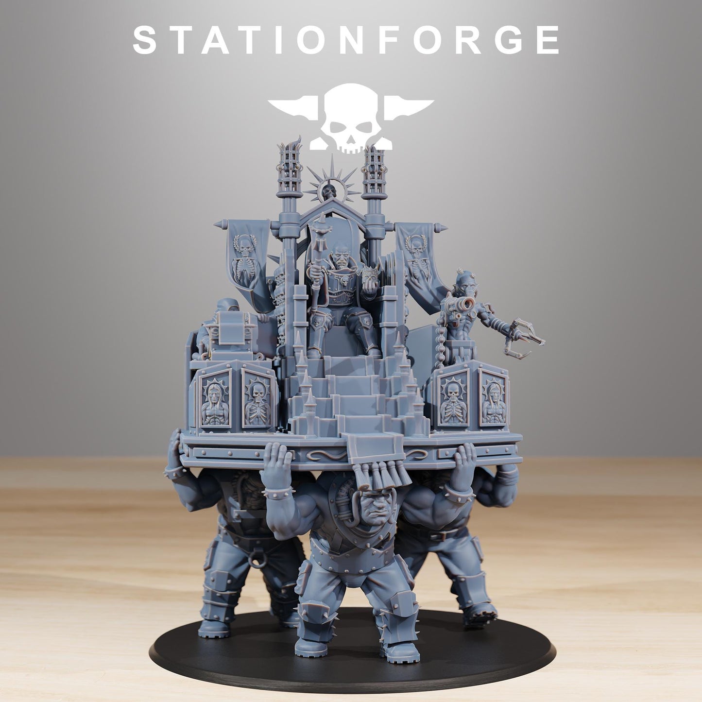 RoyalGuard Royals, Death Korps Proxy, Sci-Fi Wargames Miniatures by STATIONFORGE