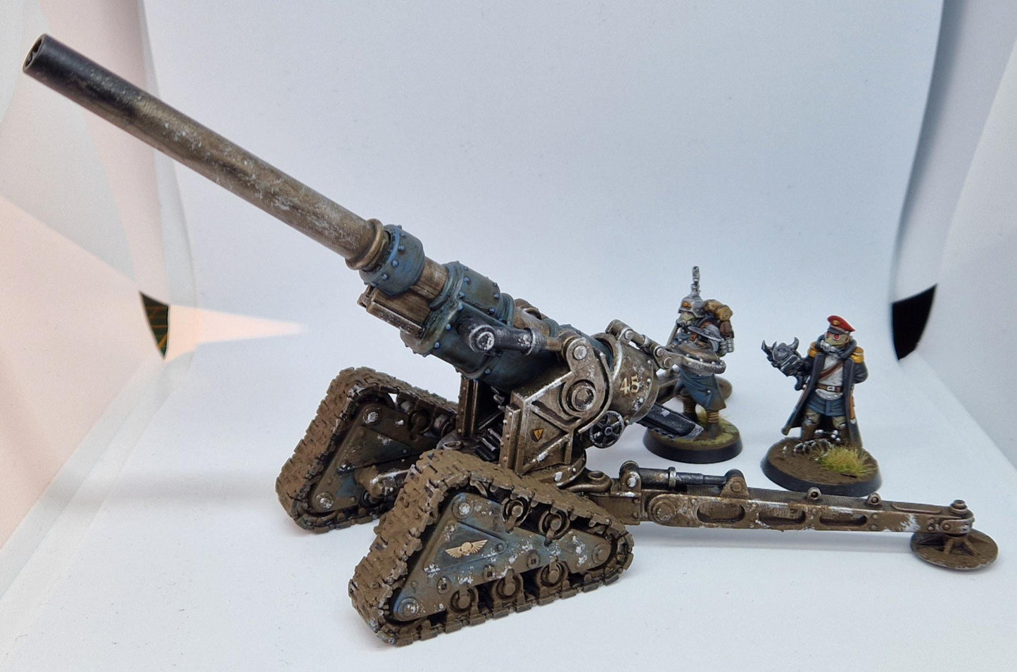 GrimGuard Heavy Artillery, Modular Sci-Fi Artillery by STATIONFORGE, Sci-fi Wargames Proxy, Imperial Guard Army Long Range Artillery Proxy